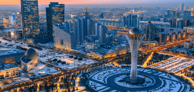 Kazakhstan skyline